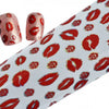 Sexy Styles Red Lips Nail Art